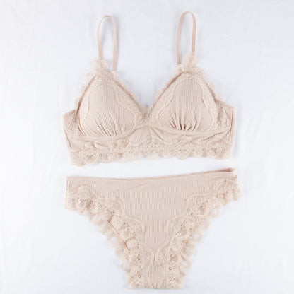 Lace underwear suit women