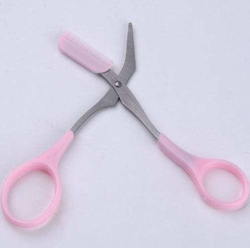 Beauty tools eyebrow scissors with eyebrow comb