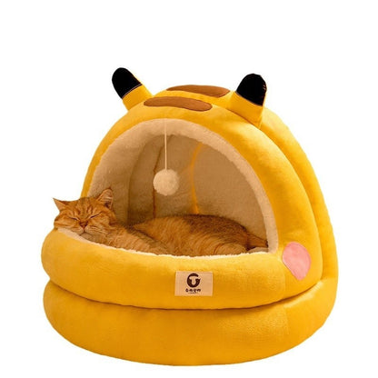 Cat Nest Four Seasons Universal Winter Warm Closed