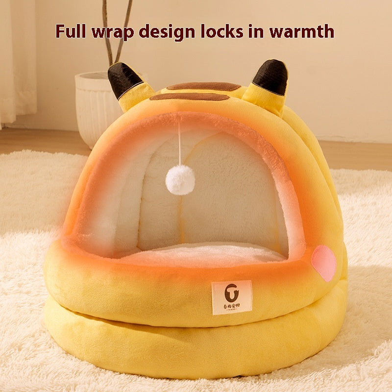 Cat Nest Four Seasons Universal Winter Warm Closed